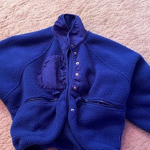 blue free people jacket